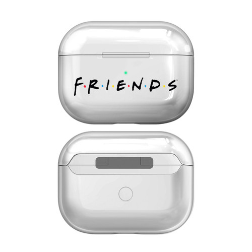 Friends TV Show Assorted Art Logo Black Clear Hard Crystal Cover Case for Apple AirPods Pro Charging Case
