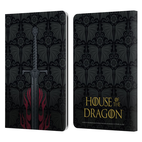 House Of The Dragon: Television Series Graphics Sword Leather Book Wallet Case Cover For Amazon Kindle Paperwhite 1 / 2 / 3