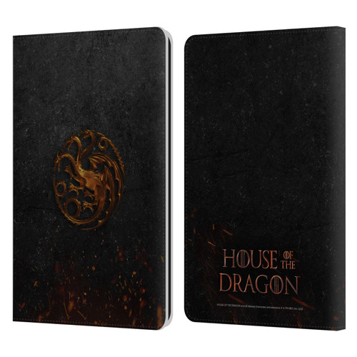House Of The Dragon: Television Series Graphics Targaryen Emblem Leather Book Wallet Case Cover For Amazon Kindle Paperwhite 1 / 2 / 3