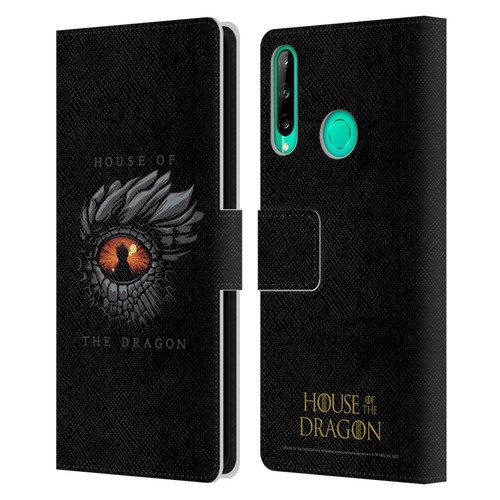 House Of The Dragon: Television Series Graphics Dragon Eye Leather Book Wallet Case Cover For Huawei P40 lite E