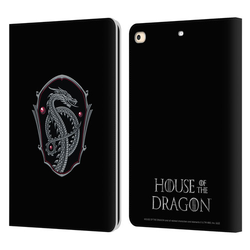 House Of The Dragon: Television Series Graphics Dragon Badge Leather Book Wallet Case Cover For Apple iPad 9.7 2017 / iPad 9.7 2018