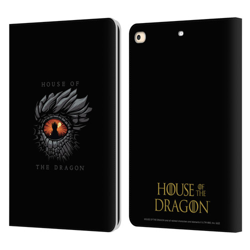 House Of The Dragon: Television Series Graphics Dragon Eye Leather Book Wallet Case Cover For Apple iPad 9.7 2017 / iPad 9.7 2018
