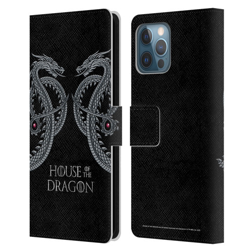House Of The Dragon: Television Series Graphics Dragon Leather Book Wallet Case Cover For Apple iPhone 12 Pro Max