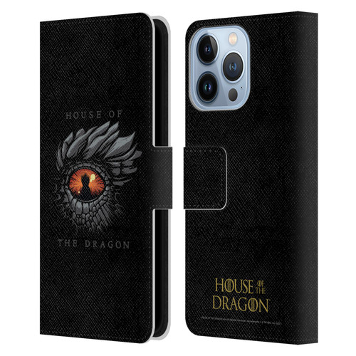 House Of The Dragon: Television Series Graphics Dragon Eye Leather Book Wallet Case Cover For Apple iPhone 13 Pro