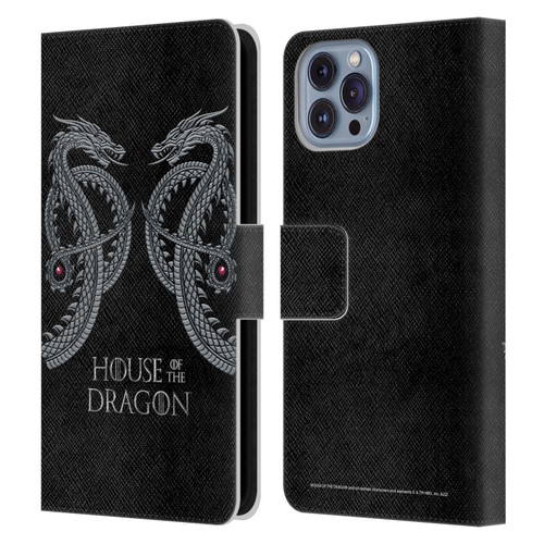 House Of The Dragon: Television Series Graphics Dragon Leather Book Wallet Case Cover For Apple iPhone 14