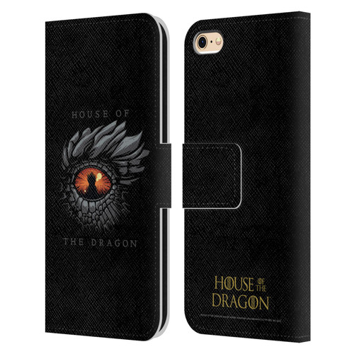 House Of The Dragon: Television Series Graphics Dragon Eye Leather Book Wallet Case Cover For Apple iPhone 6 / iPhone 6s