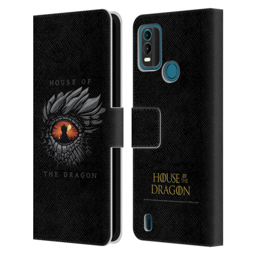 House Of The Dragon: Television Series Graphics Dragon Eye Leather Book Wallet Case Cover For Nokia G11 Plus