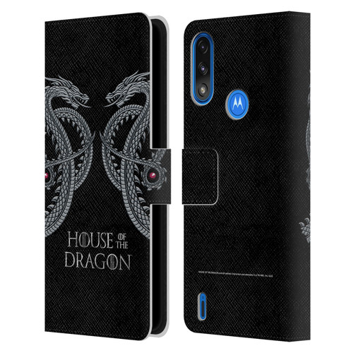 House Of The Dragon: Television Series Graphics Dragon Leather Book Wallet Case Cover For Motorola Moto E7 Power / Moto E7i Power