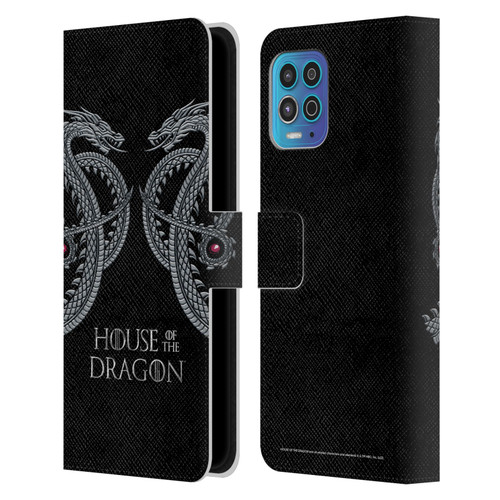 House Of The Dragon: Television Series Graphics Dragon Leather Book Wallet Case Cover For Motorola Moto G100