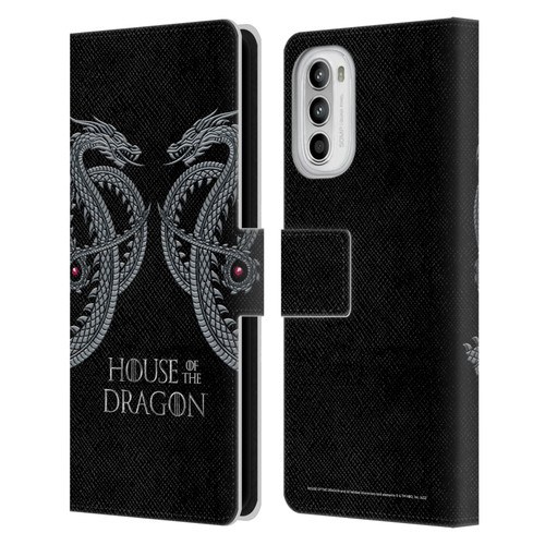 House Of The Dragon: Television Series Graphics Dragon Leather Book Wallet Case Cover For Motorola Moto G52