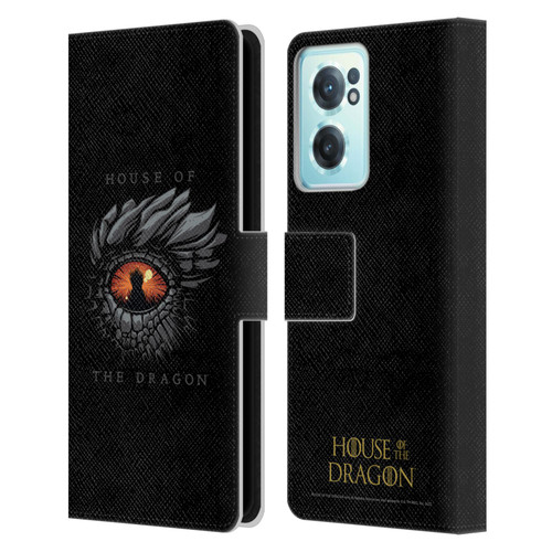 House Of The Dragon: Television Series Graphics Dragon Eye Leather Book Wallet Case Cover For OnePlus Nord CE 2 5G