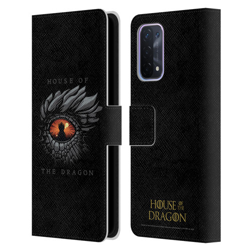 House Of The Dragon: Television Series Graphics Dragon Eye Leather Book Wallet Case Cover For OPPO A54 5G