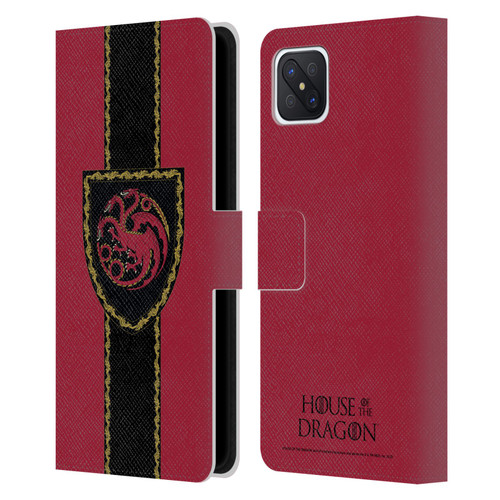 House Of The Dragon: Television Series Graphics Shield Leather Book Wallet Case Cover For OPPO Reno4 Z 5G