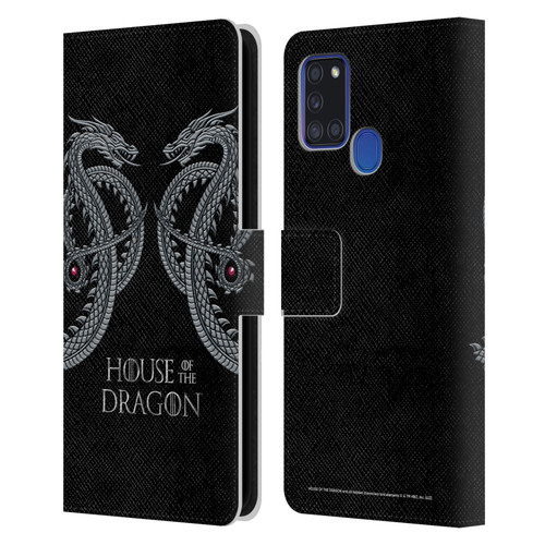 House Of The Dragon: Television Series Graphics Dragon Leather Book Wallet Case Cover For Samsung Galaxy A21s (2020)