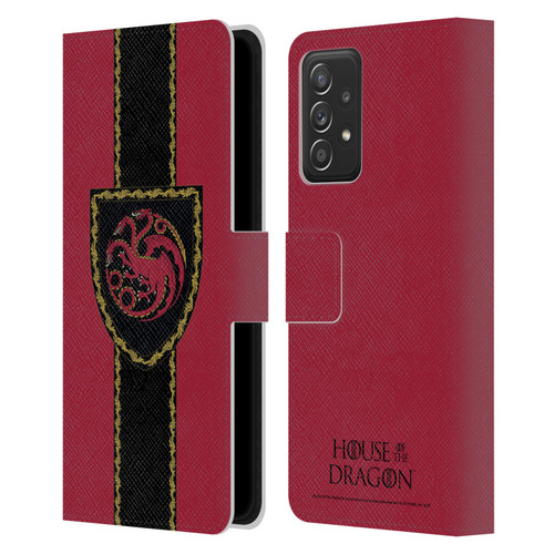 House Of The Dragon: Television Series Graphics Shield Leather Book Wallet Case Cover For Samsung Galaxy A52 / A52s / 5G (2021)