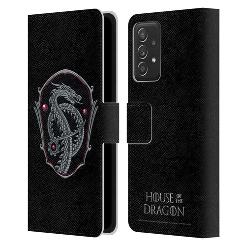 House Of The Dragon: Television Series Graphics Dragon Badge Leather Book Wallet Case Cover For Samsung Galaxy A53 5G (2022)