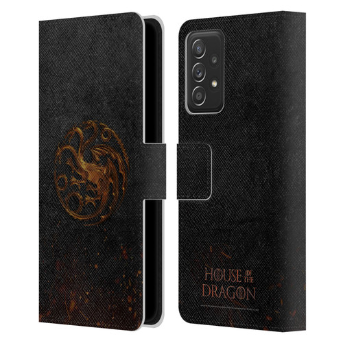 House Of The Dragon: Television Series Graphics Targaryen Emblem Leather Book Wallet Case Cover For Samsung Galaxy A53 5G (2022)