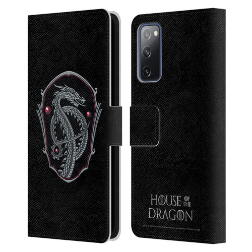 House Of The Dragon: Television Series Graphics Dragon Badge Leather Book Wallet Case Cover For Samsung Galaxy S20 FE / 5G