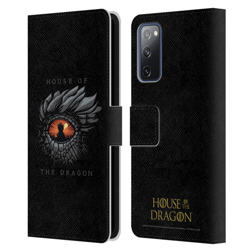 House Of The Dragon: Television Series Graphics Dragon Eye Leather Book Wallet Case Cover For Samsung Galaxy S20 FE / 5G