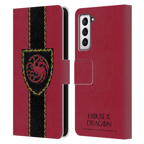 House Of The Dragon: Television Series Graphics Shield Leather Book Wallet Case Cover For Samsung Galaxy S21 5G