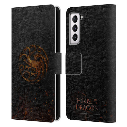 House Of The Dragon: Television Series Graphics Targaryen Emblem Leather Book Wallet Case Cover For Samsung Galaxy S21 5G