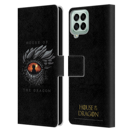 House Of The Dragon: Television Series Graphics Dragon Eye Leather Book Wallet Case Cover For Samsung Galaxy M53 (2022)