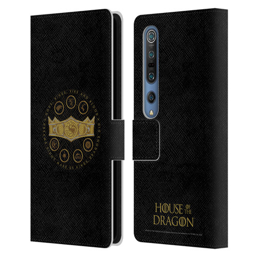House Of The Dragon: Television Series Graphics Crown Leather Book Wallet Case Cover For Xiaomi Mi 10 5G / Mi 10 Pro 5G