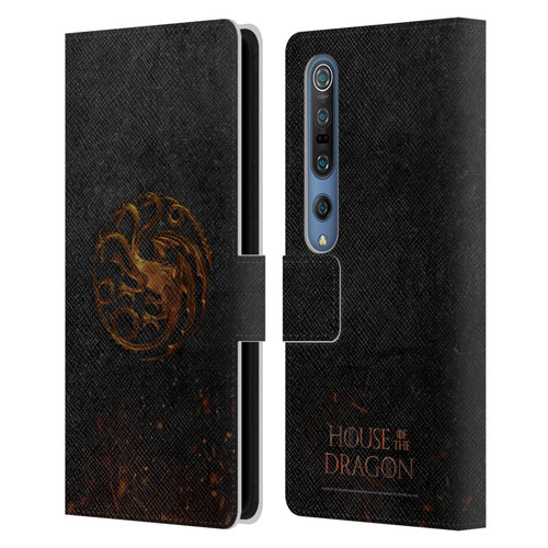 House Of The Dragon: Television Series Graphics Targaryen Emblem Leather Book Wallet Case Cover For Xiaomi Mi 10 5G / Mi 10 Pro 5G