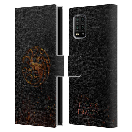 House Of The Dragon: Television Series Graphics Targaryen Emblem Leather Book Wallet Case Cover For Xiaomi Mi 10 Lite 5G