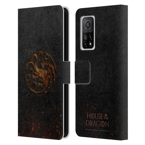 House Of The Dragon: Television Series Graphics Targaryen Emblem Leather Book Wallet Case Cover For Xiaomi Mi 10T 5G