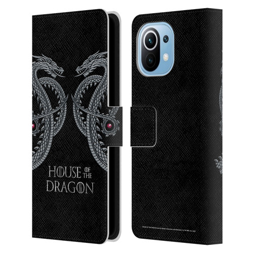 House Of The Dragon: Television Series Graphics Dragon Leather Book Wallet Case Cover For Xiaomi Mi 11