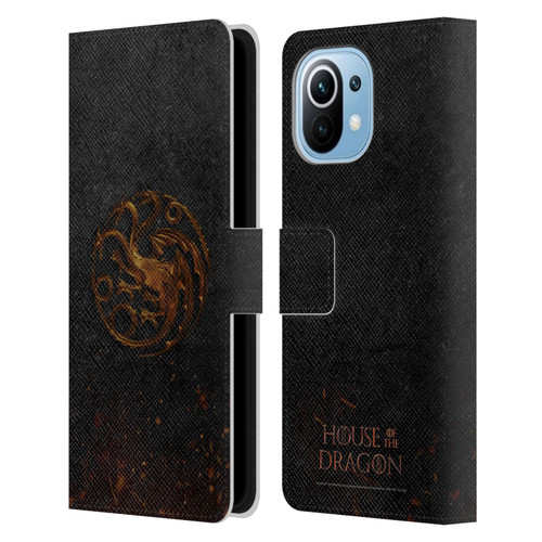 House Of The Dragon: Television Series Graphics Targaryen Emblem Leather Book Wallet Case Cover For Xiaomi Mi 11
