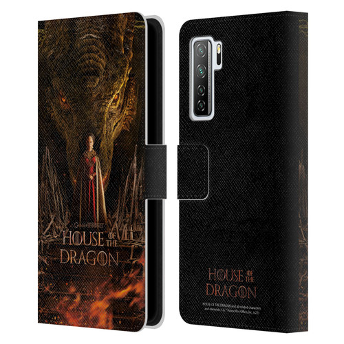 House Of The Dragon: Television Series Key Art Poster 1 Leather Book Wallet Case Cover For Huawei Nova 7 SE/P40 Lite 5G