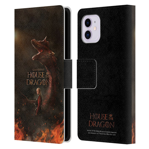 House Of The Dragon: Television Series Key Art Poster 2 Leather Book Wallet Case Cover For Apple iPhone 11