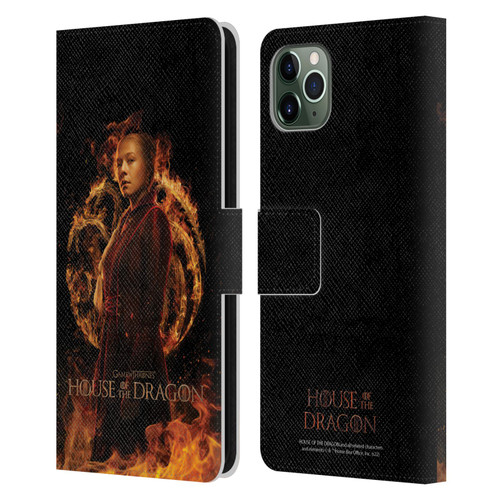 House Of The Dragon: Television Series Key Art Rhaenyra Leather Book Wallet Case Cover For Apple iPhone 11 Pro Max