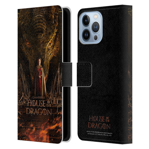 House Of The Dragon: Television Series Key Art Poster 1 Leather Book Wallet Case Cover For Apple iPhone 13 Pro Max