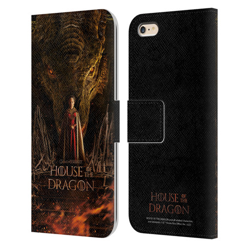House Of The Dragon: Television Series Key Art Poster 1 Leather Book Wallet Case Cover For Apple iPhone 6 Plus / iPhone 6s Plus