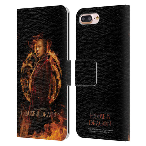 House Of The Dragon: Television Series Key Art Rhaenyra Leather Book Wallet Case Cover For Apple iPhone 7 Plus / iPhone 8 Plus