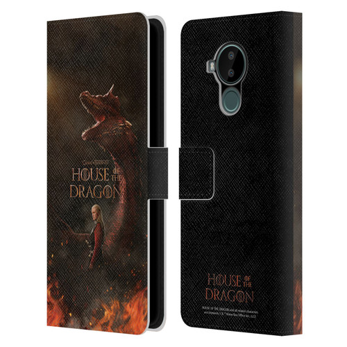 House Of The Dragon: Television Series Key Art Poster 2 Leather Book Wallet Case Cover For Nokia C30