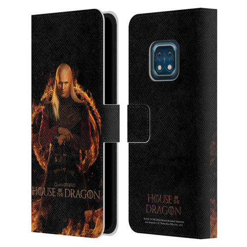 House Of The Dragon: Television Series Key Art Daemon Leather Book Wallet Case Cover For Nokia XR20