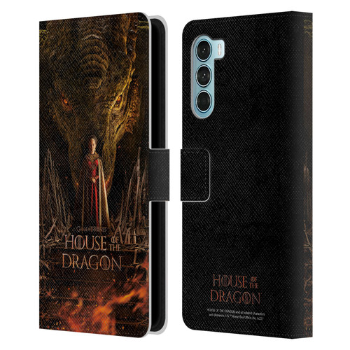 House Of The Dragon: Television Series Key Art Poster 1 Leather Book Wallet Case Cover For Motorola Edge S30 / Moto G200 5G