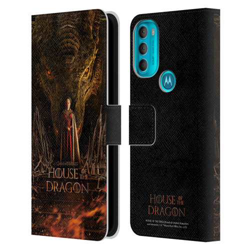 House Of The Dragon: Television Series Key Art Poster 1 Leather Book Wallet Case Cover For Motorola Moto G71 5G
