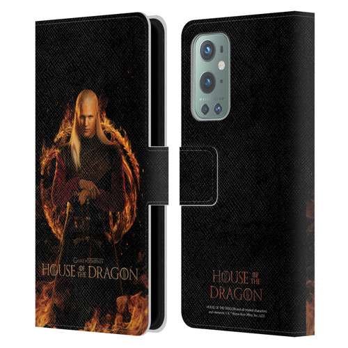 House Of The Dragon: Television Series Key Art Daemon Leather Book Wallet Case Cover For OnePlus 9