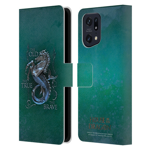 House Of The Dragon: Television Series Key Art Velaryon Leather Book Wallet Case Cover For OPPO Find X5