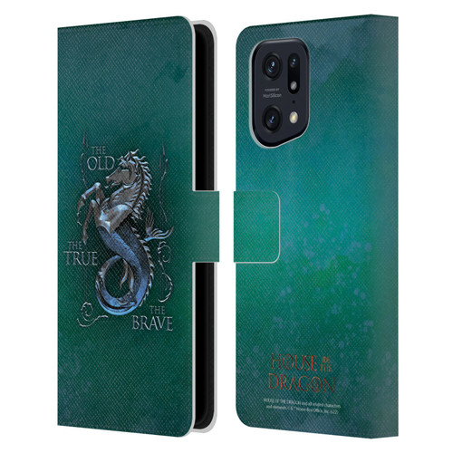 House Of The Dragon: Television Series Key Art Velaryon Leather Book Wallet Case Cover For OPPO Find X5 Pro
