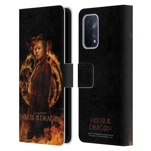 House Of The Dragon: Television Series Key Art Rhaenyra Leather Book Wallet Case Cover For OPPO A54 5G