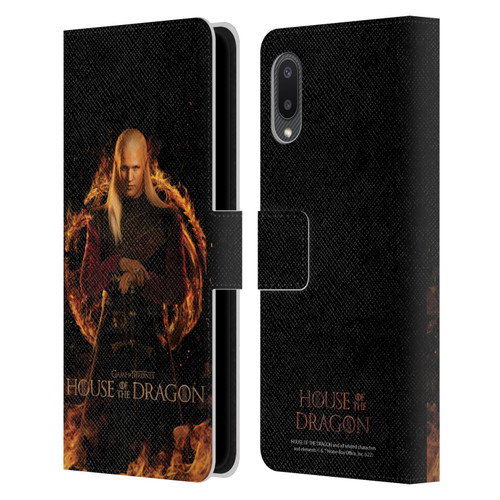 House Of The Dragon: Television Series Key Art Daemon Leather Book Wallet Case Cover For Samsung Galaxy A02/M02 (2021)