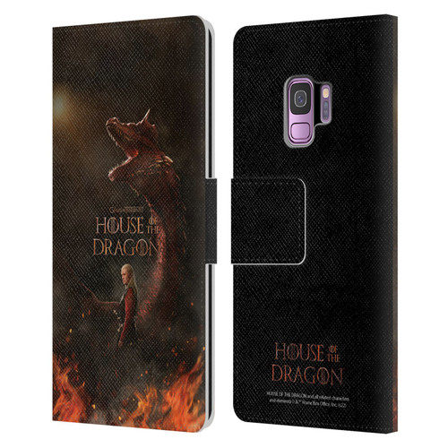 House Of The Dragon: Television Series Key Art Poster 2 Leather Book Wallet Case Cover For Samsung Galaxy S9