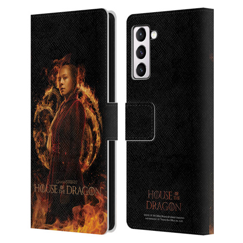 House Of The Dragon: Television Series Key Art Rhaenyra Leather Book Wallet Case Cover For Samsung Galaxy S21+ 5G