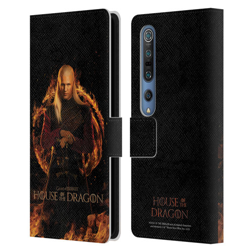 House Of The Dragon: Television Series Key Art Daemon Leather Book Wallet Case Cover For Xiaomi Mi 10 5G / Mi 10 Pro 5G